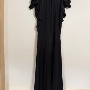 Arden B Black Off Shoulder Wide Leg Jumpsuit Elegant Evening
